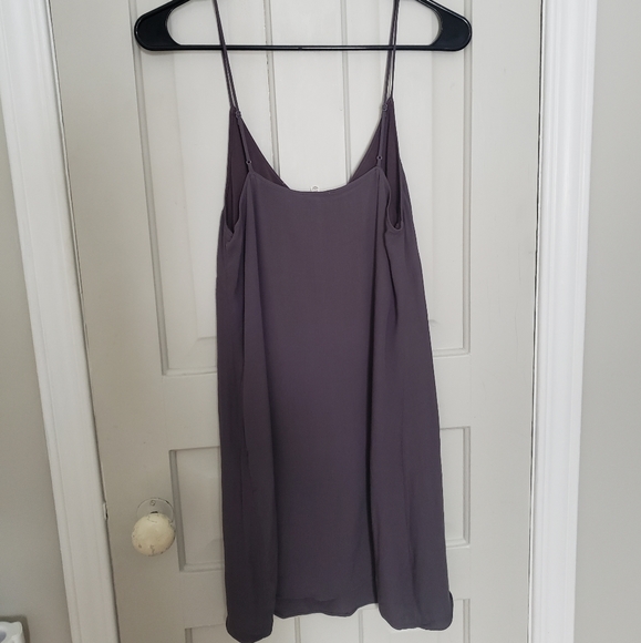 Wilfred Free 'Vivienne' dark grey slip mini dress - Picture 7 of 7